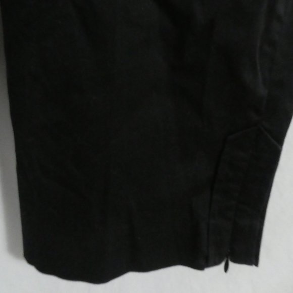 STYLE & CO PETITE Stretch | 6P | Casual Black Pants With Zip Bottom Sides | NWOT - Picture 15 of 16